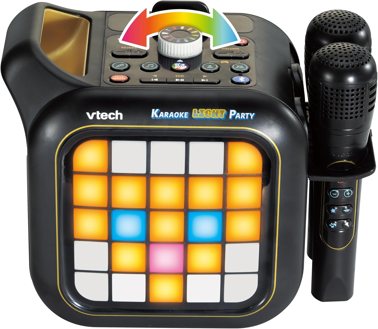 Thumbnail 2 de VTech Karaoke Light Party portable Bluetooth karaoke machine with 2 wireless microphones and light show
