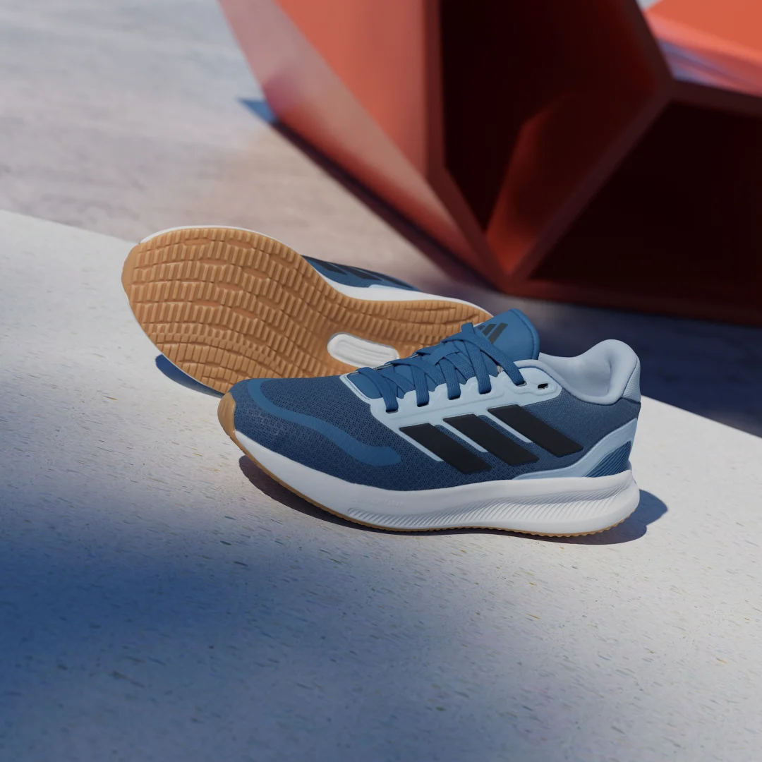 Thumbnail 2 de Adidas Runfalcon 5: zapatilla azul para running casual y diario
