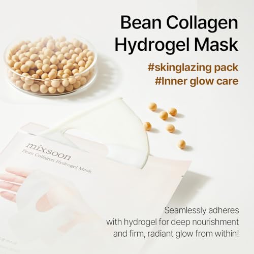 Detalle 2 de mixsoon Bean Collagen Hydrogel Mask 35g face mask