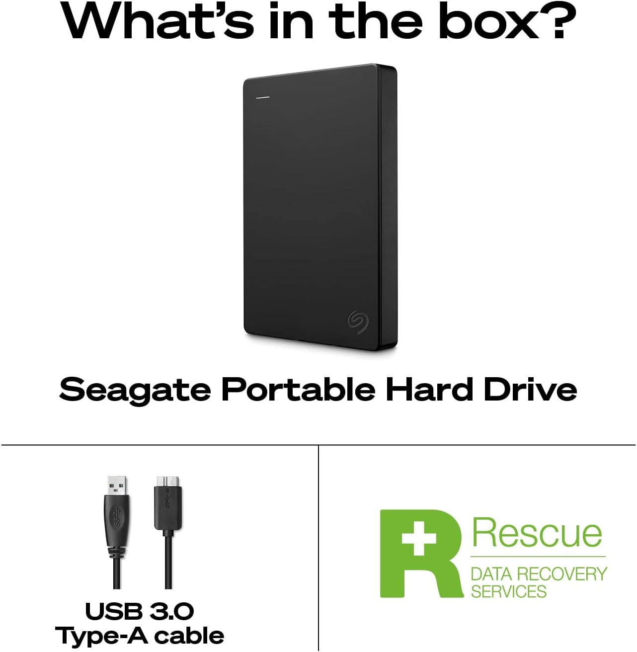 Detalle de Seagate Portable 2TB External Hard Drive HDD — USB 3.0 (STGX2000400) Review
