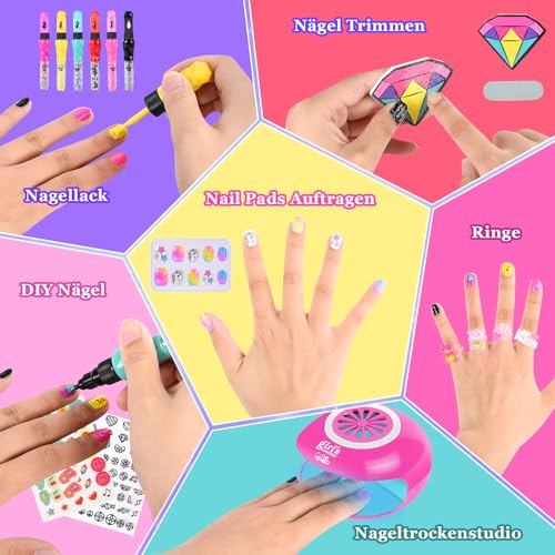 Thumbnail 2 de JONRRYIN Kit Manicura y Maquillaje para Niñas 💅