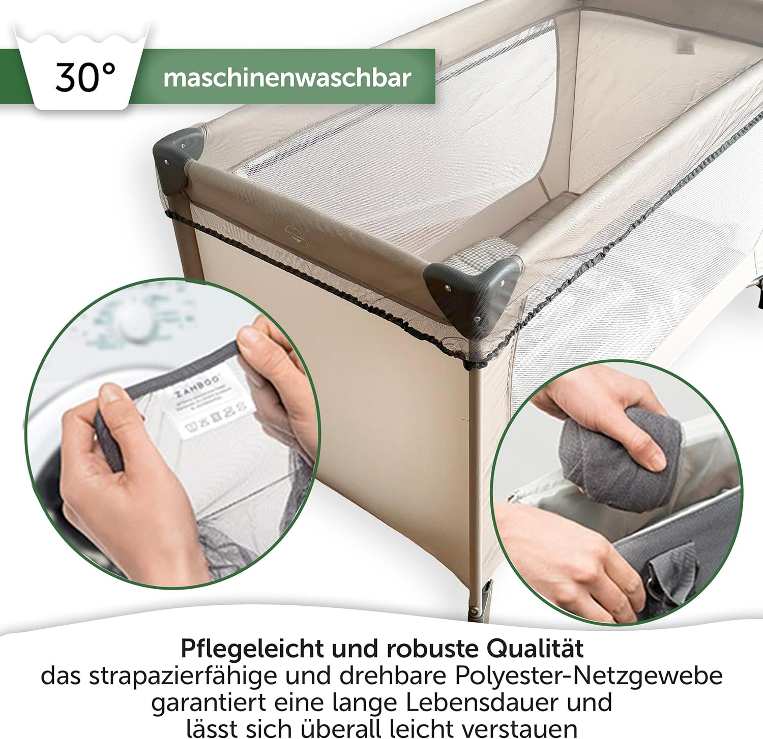 Thumbnail 5 de Zamboo Insektenschutz Moskitonetz Universal für Babybetten