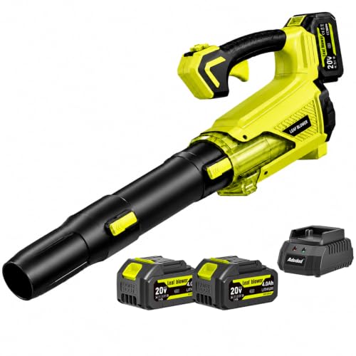 Detalle de Adedad souffleur de feuilles sans fil 20 V, 2 batteries 4 Ah et vitesse variable