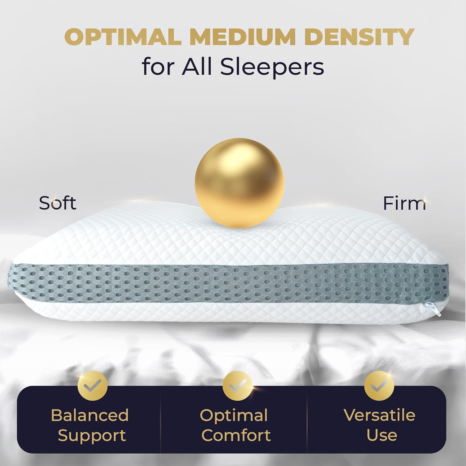 Thumbnail 6 de Royal Therapy Memory Foam Pillow for Neck and Shoulder Pain (King) with CertiPUR-US Certification