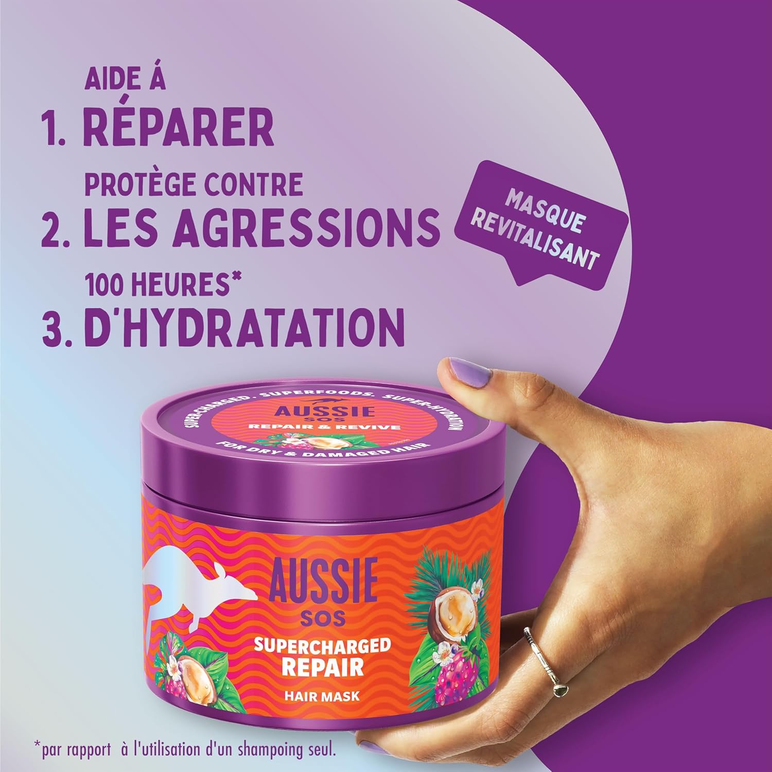 Thumbnail 1 de Aussie SOS Réparation masque capillaire 500 ml