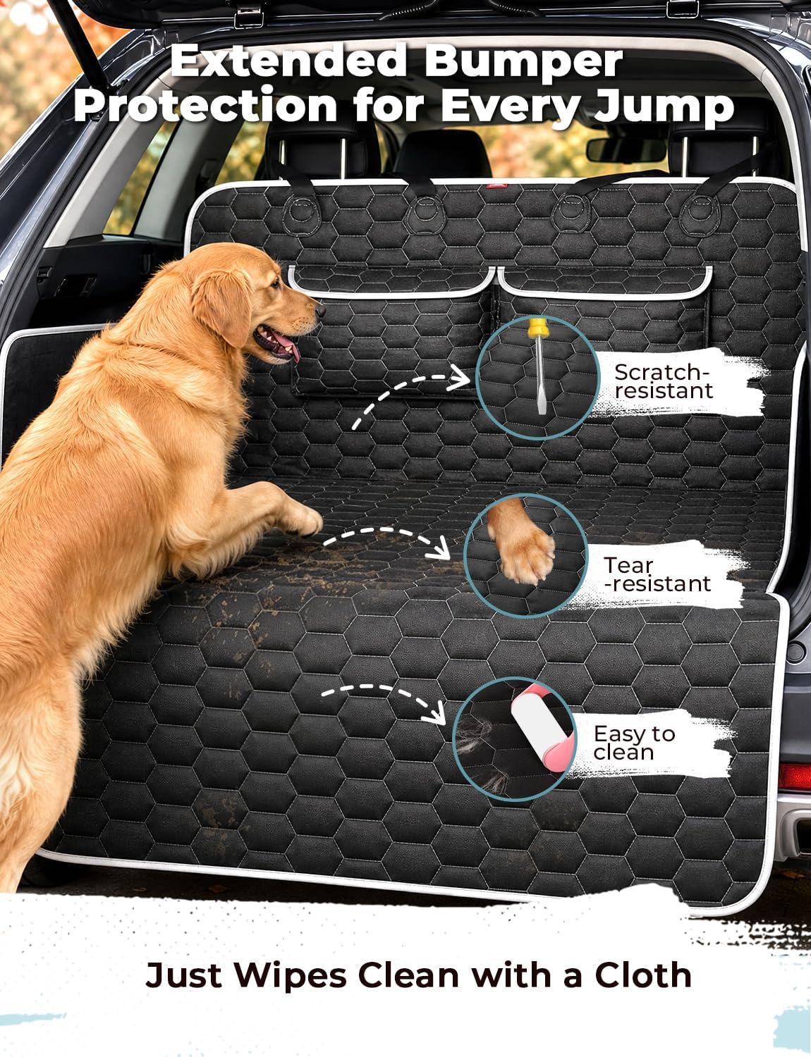 Detalle 2 de Oasser Car Boot Liner 4-layer waterproof boot protector