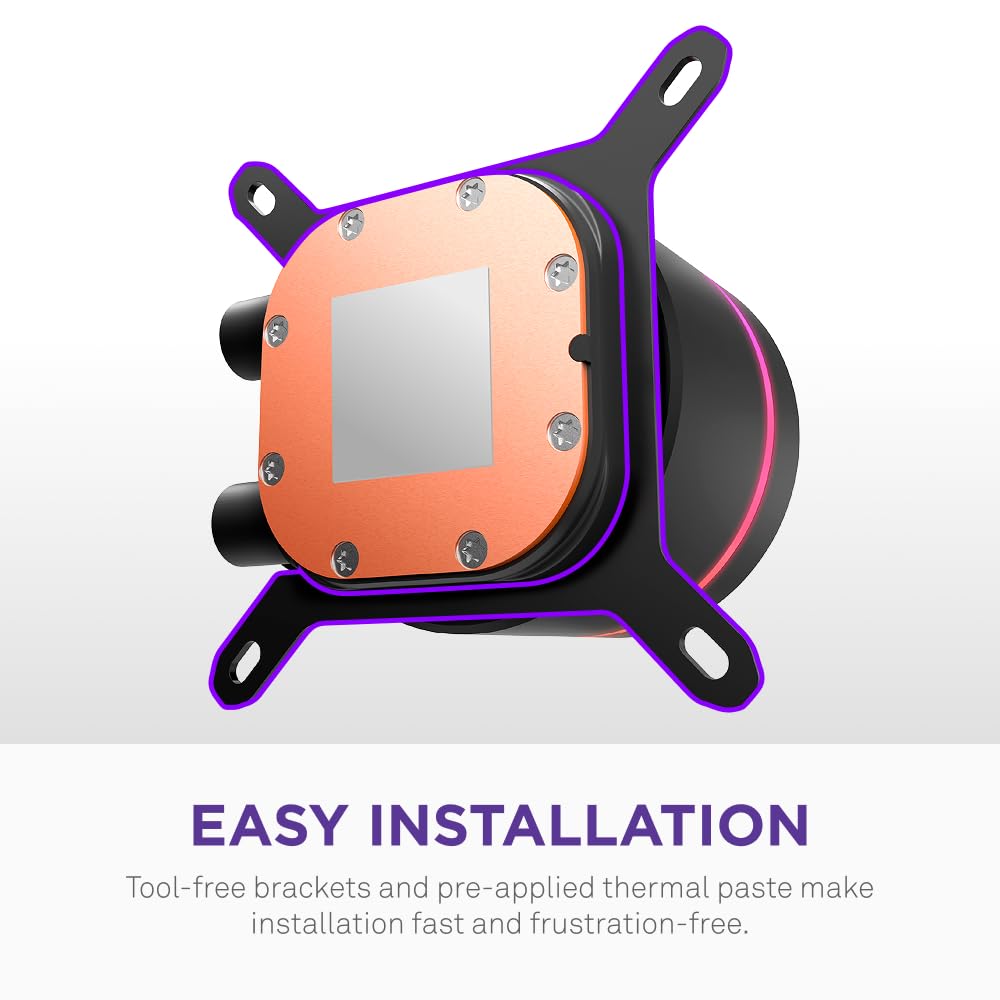 Thumbnail 6 de NZXT AIO CPU liquid cooler 360 mm