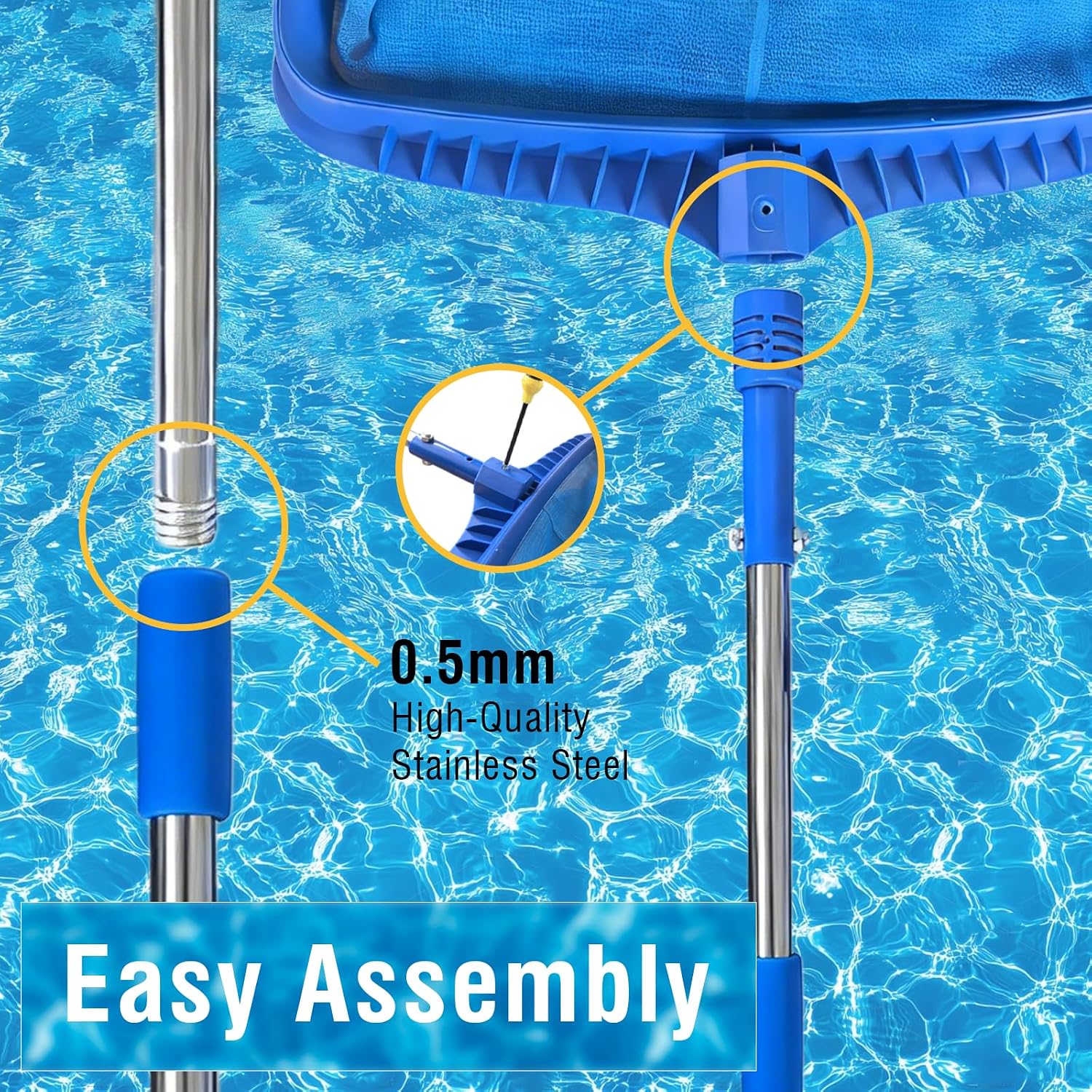 Thumbnail 4 de Pragmatist Pool Skimmer Net, 113.2-Inch Pole