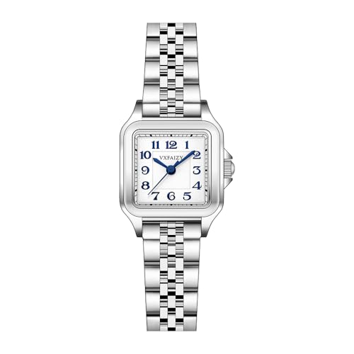 Detalle de Montre VXFAIZY carrée pour femme avec chiffres arabes