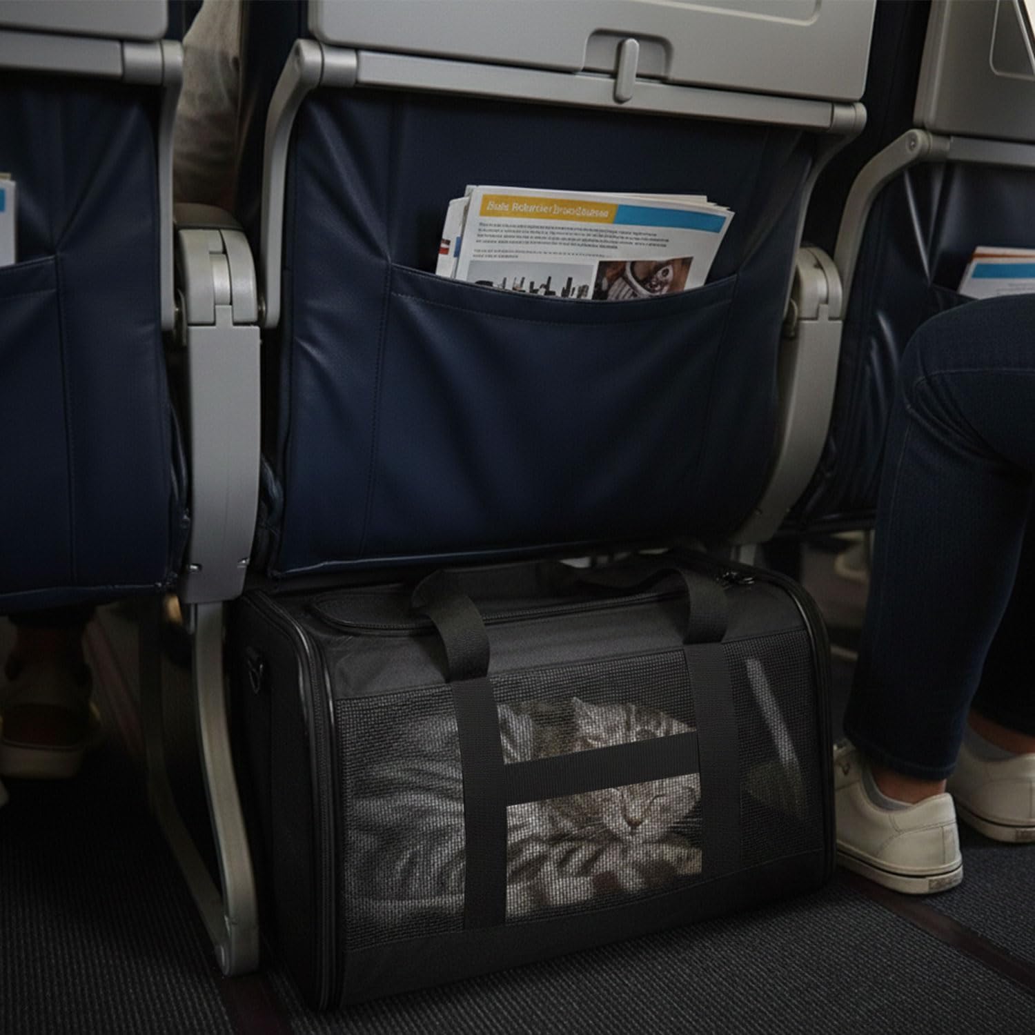 Thumbnail 4 de Conlun Cat Carrier Airline Approved 43x28x28 cm