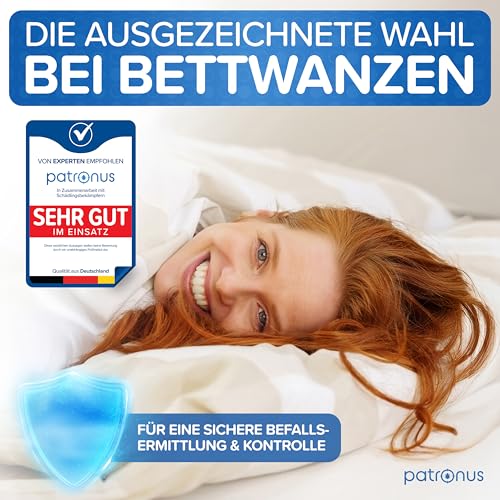 Thumbnail 7 de Bettwanzen-Falle [6 Stück] von Patronus – Monitoring zur Früherkennung