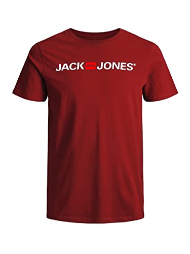 Detalle de JACK & JONES T-Shirt Logo Jjecorp Homme - Rouge, XL