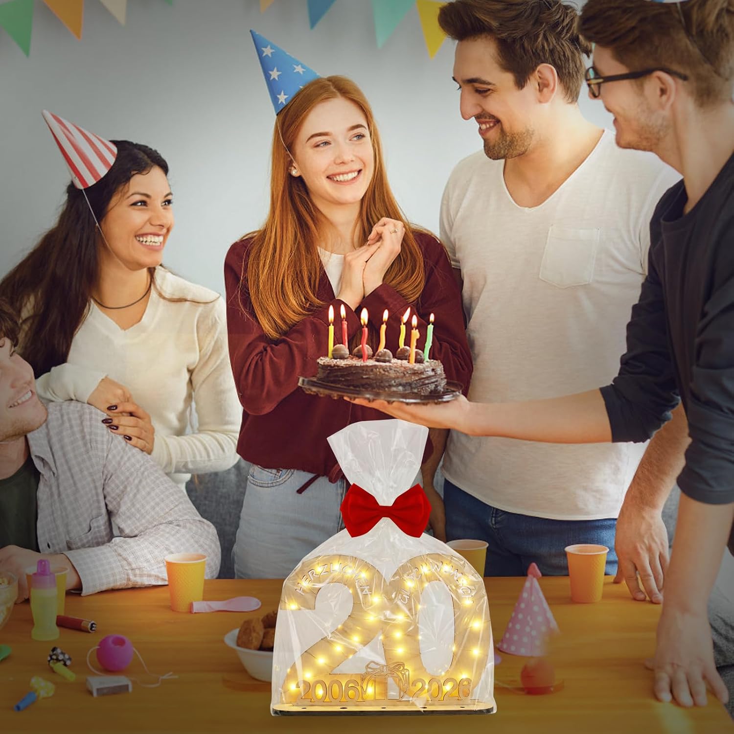 Thumbnail 6 de Seutgjie Deko 20 Geburtstag Holzschild 29 x 21