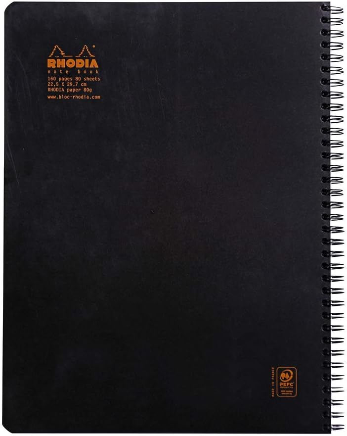 Detalle de RHODIA 19300C Spiral Notebook (Full Binding) - A4+ with 160 Detachable Pages
