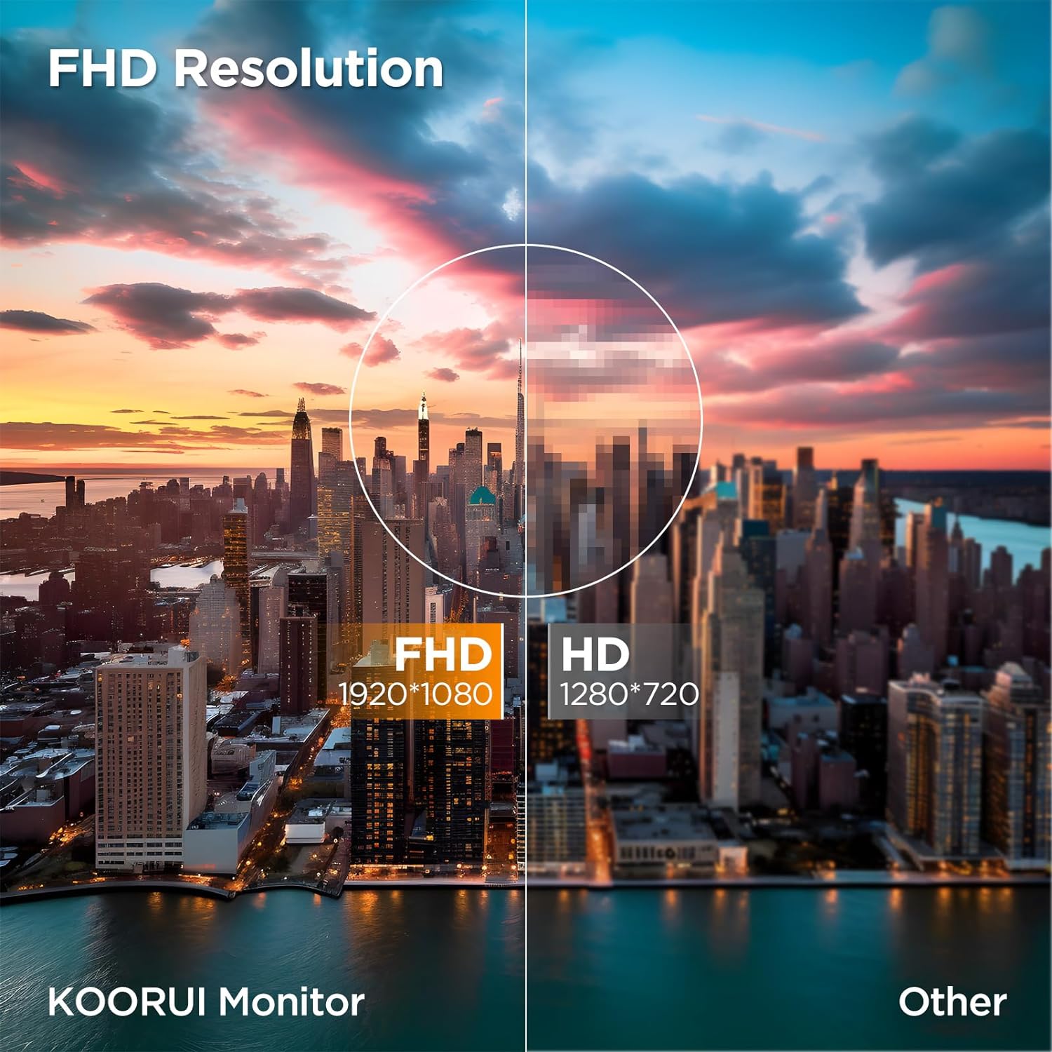 Thumbnail 1 de KOORUI 27-Inch Curved Monitor: 1080p, 144Hz, 1500R, TÜV Eye Care