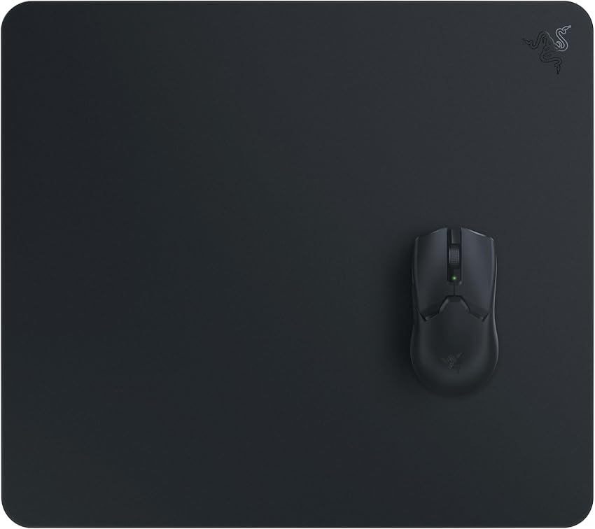 Detalle de Razer Atlas — Alfombrilla de Cristal con Base Antideslizante 🖱