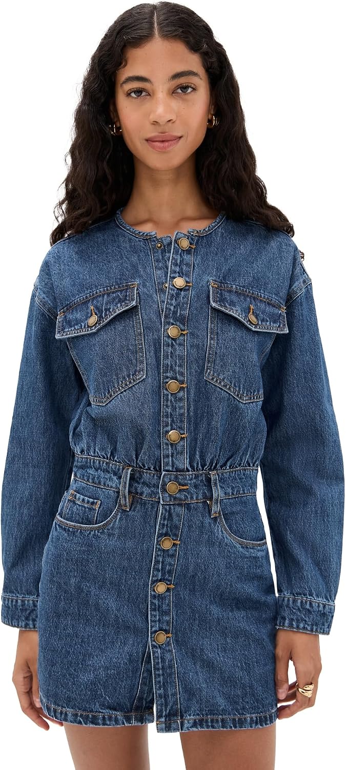 Detalle de BLANKNYC Ready Set Go Denim Mini Dress