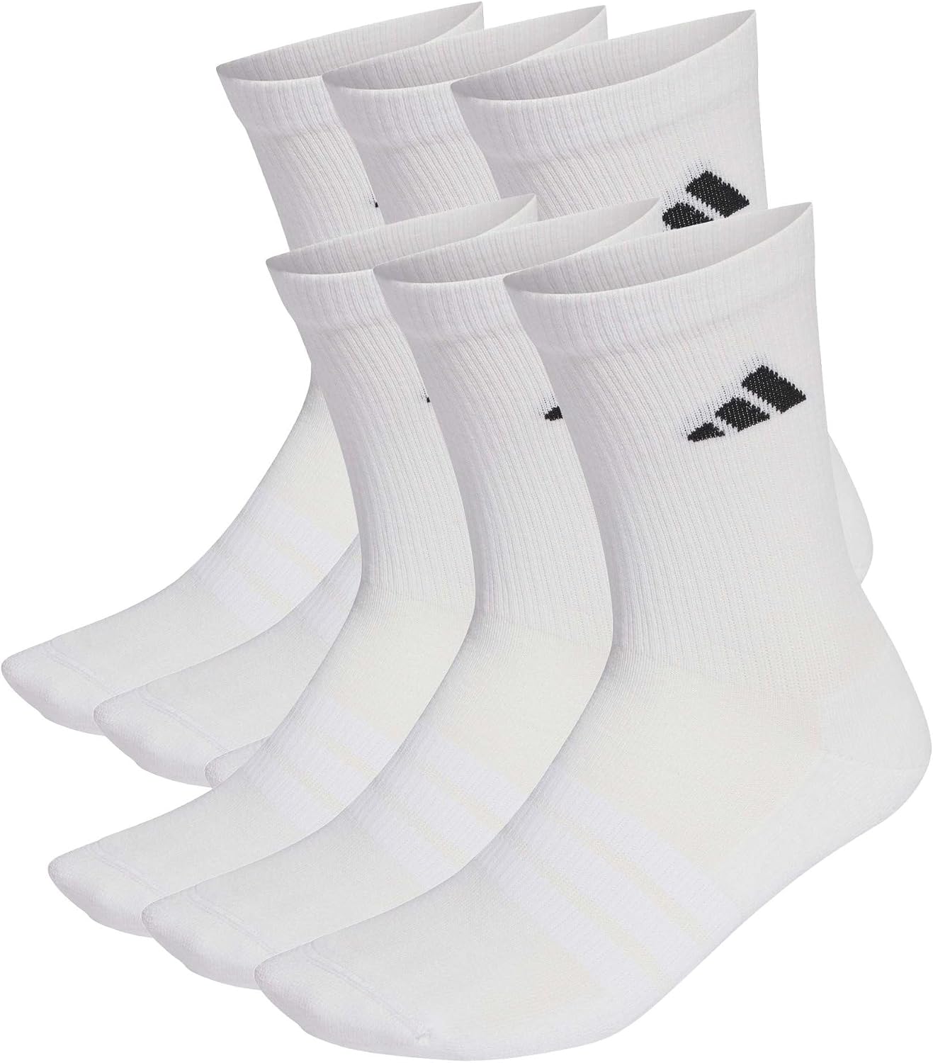 Thumbnail 6 de adidas Unisex Cushioned Crew Socks 6 Pair Pack — comfortable everyday cushioning