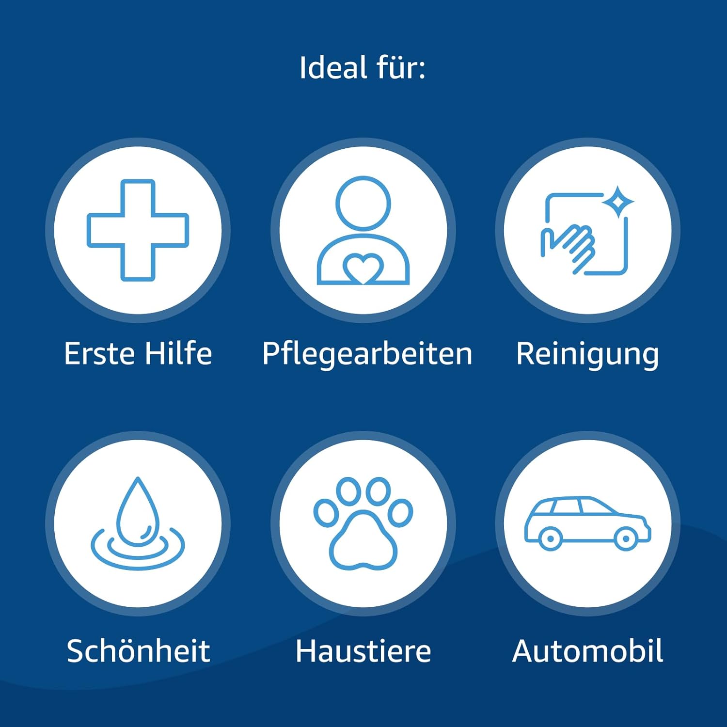 Thumbnail 4 de by Amazon Blaue Nitril-Einweghandschuhe Größe L – puderfrei, 100 Stück