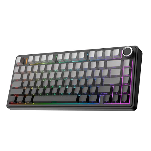 Detalle de EPOMAKER x Aula F75 Teclado mecánico 75% con intercambio en caliente, 3 modos de conexión y acolchado de 5 capas
