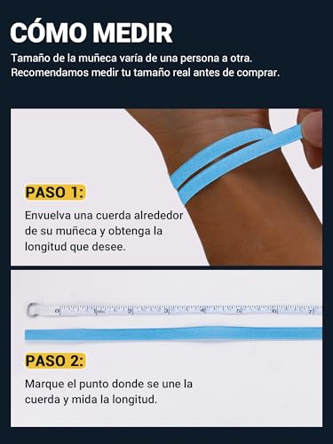 Thumbnail 6 de PROSTEEL Pulsera Cadenas Cubanas 8 mm 19 cm — Acero inoxidable, diseño seguro y versátil