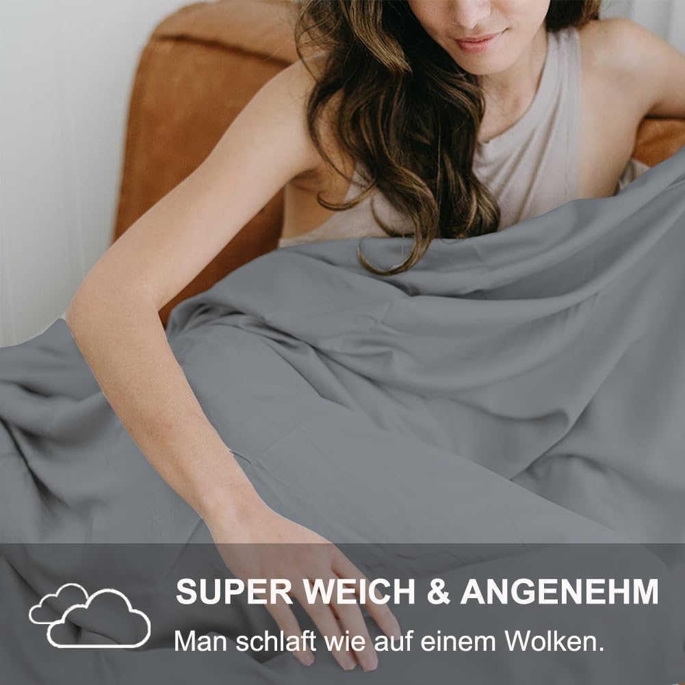 Detalle 2 de Kissenbezug 40x60 2er Set Grau
