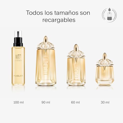 Detalle 2 de MUGLER Alien Goddess 90 ml — perfume floral recargable