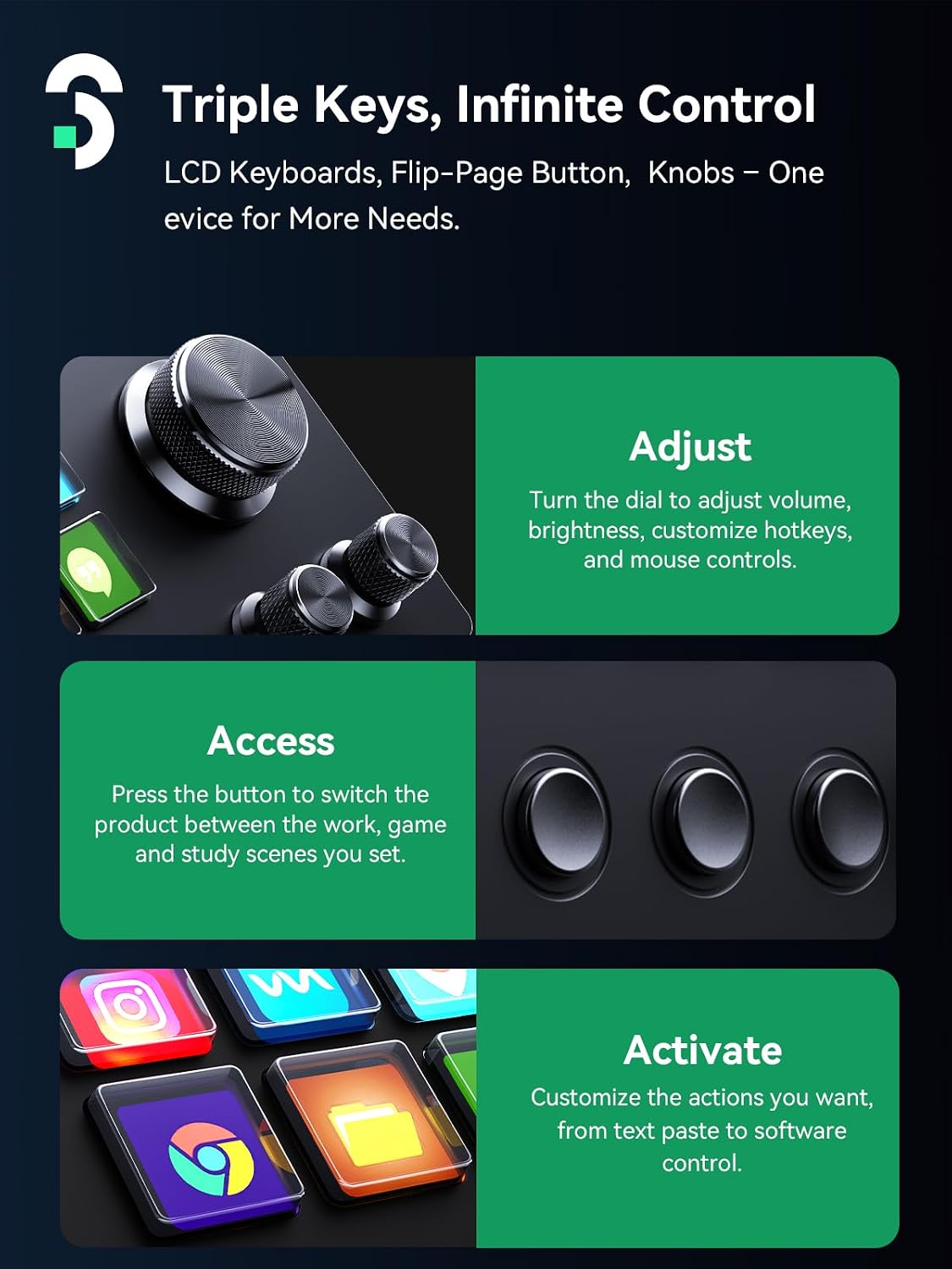 Thumbnail 1 de SOOMFON Stream Controller SE Deck 6-key