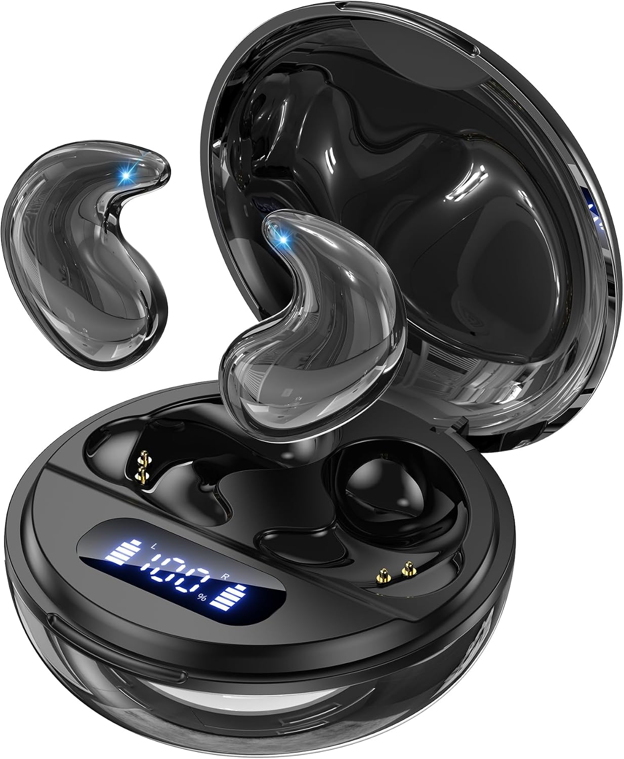 Detalle de Sleep Earbuds for Side Sleepers — Invisible Flat Bluetooth Sleeping Earbuds (Zero Pressure, No Lights)
