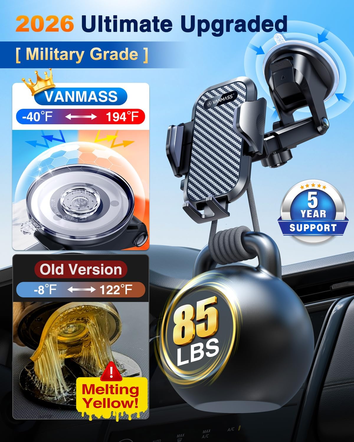 Thumbnail 3 de VANMASS 2026 Ultimate Car Phone Holder