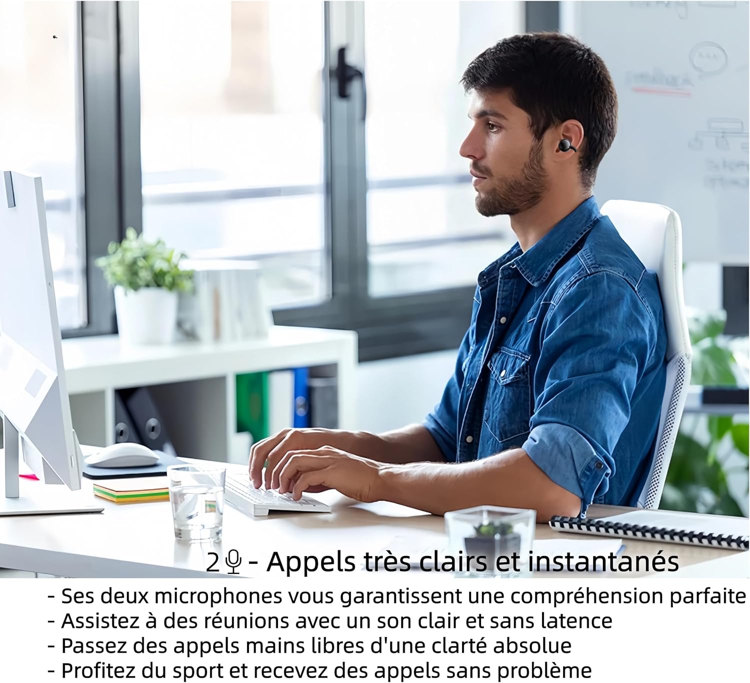Detalle de ND NEXT DESTINATION OpenDots1 casque Bluetooth 5.4
