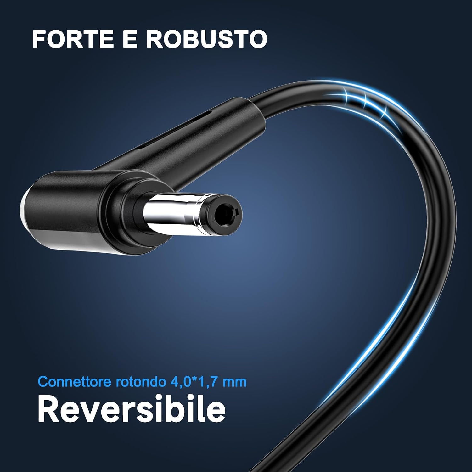 Detalle de Caricatore da 65W per Lenovo IdeaPad 3 con connettore 4.0x1.7mm