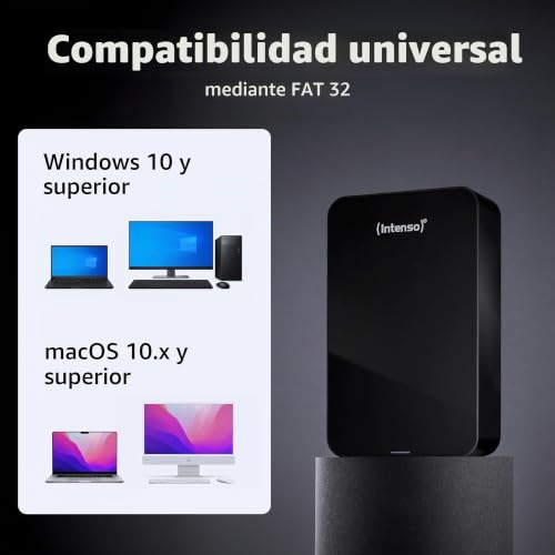 Thumbnail 2 de Intenso HDD Externo 6031516 8 TB 3,5" USB 3.0 Negro