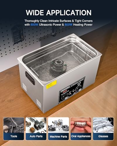 Thumbnail 4 de CREWORKS 30L Ultrasonic Cleaner with Heater and Timer (600W) – a practical UK review