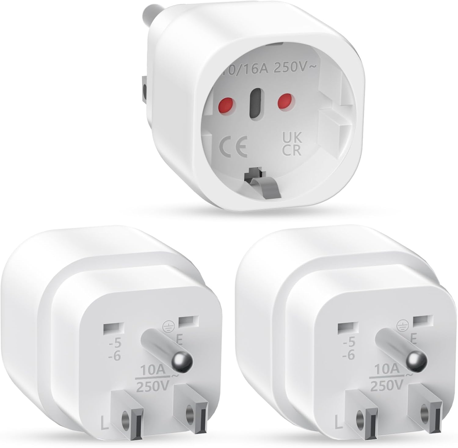 Thumbnail 6 de Reiseadapter USA (3 Stück) – EU-Stecker auf US/Typ-B Adapter für USA, Kanada & Mexiko