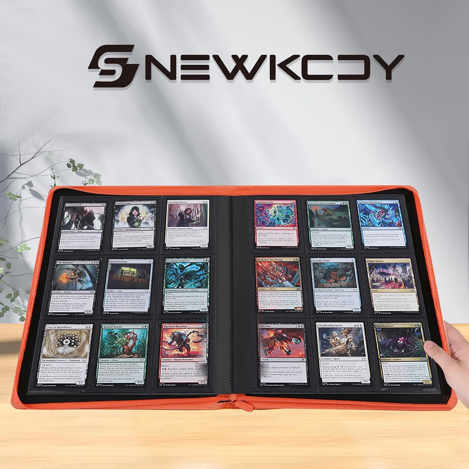 Thumbnail 5 de Snekdy premium 360-pocket trading card binder (Orange)