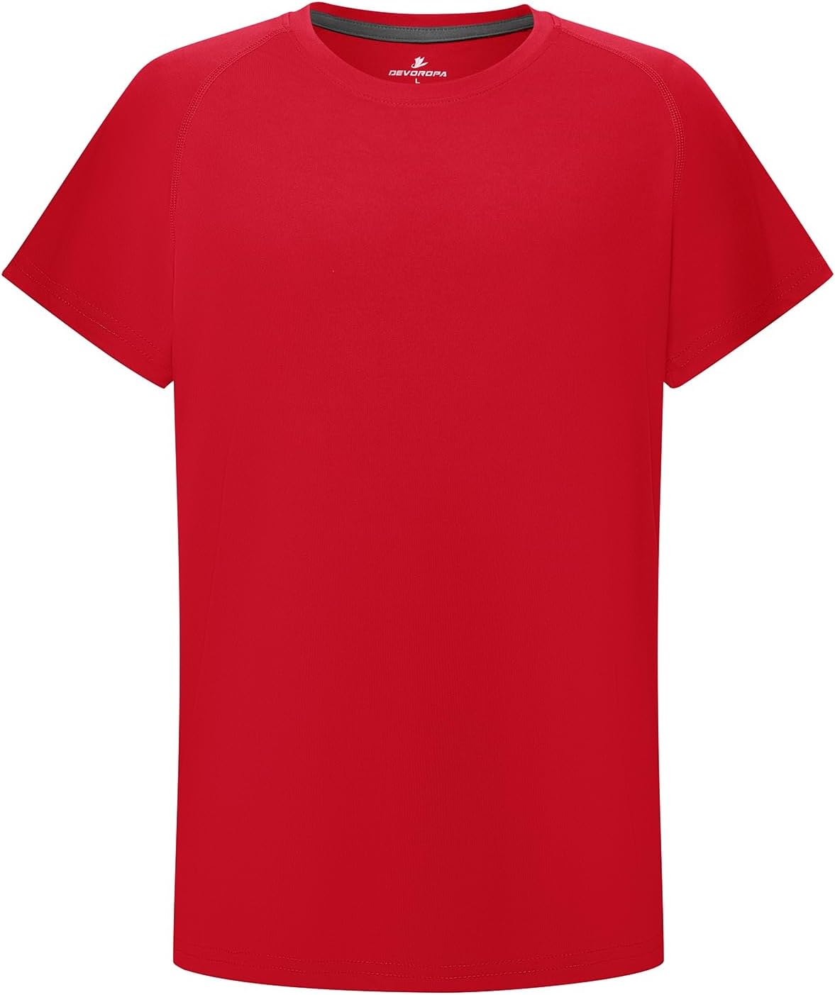 Detalle de DEVOROPA Youth Boys Rash Guard Swim Shirt, Short Sleeve, UPF 50+