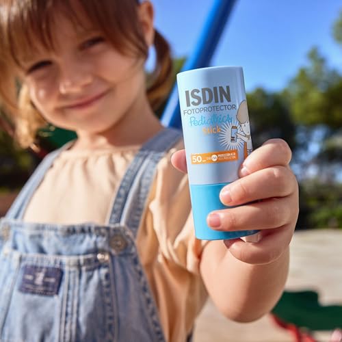 Detalle de ISDIN Pediatrics Stick SPF 50, protector solar en stick para niños y bebés (20 g)