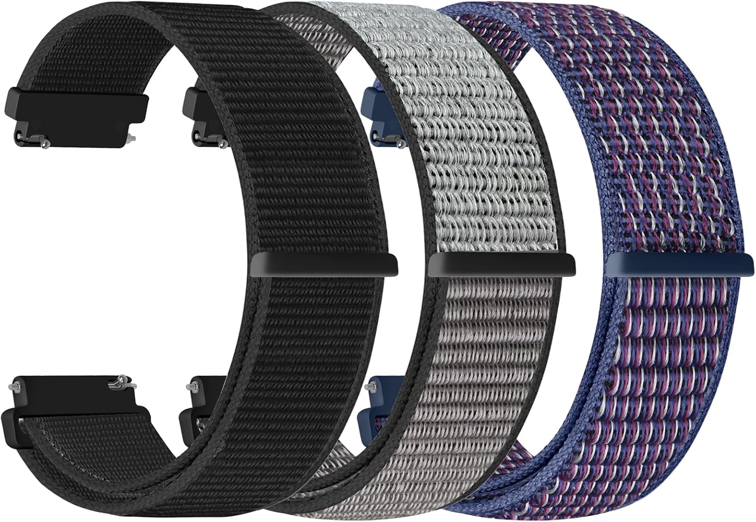Detalle de YCHDDER Nylon Uhrenarmband 16mm Schnellverschluss
