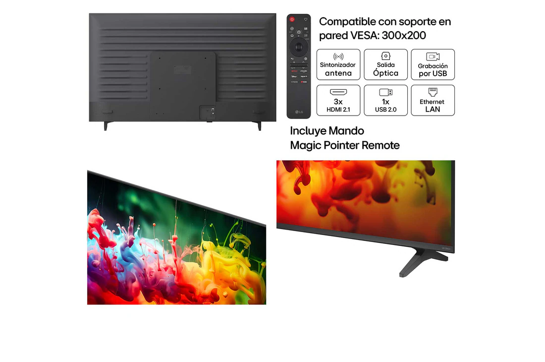 Thumbnail 2 de LG 55QNED70B6C: Smart TV QNED MiniLED AI 55" 4K (2026)