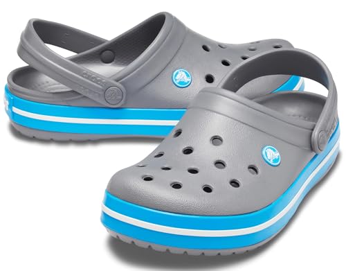 Thumbnail 2 de Crocs Unisex Crocband Clogs in Charcoal Ocean (UK size 5 Men / 6 Women)