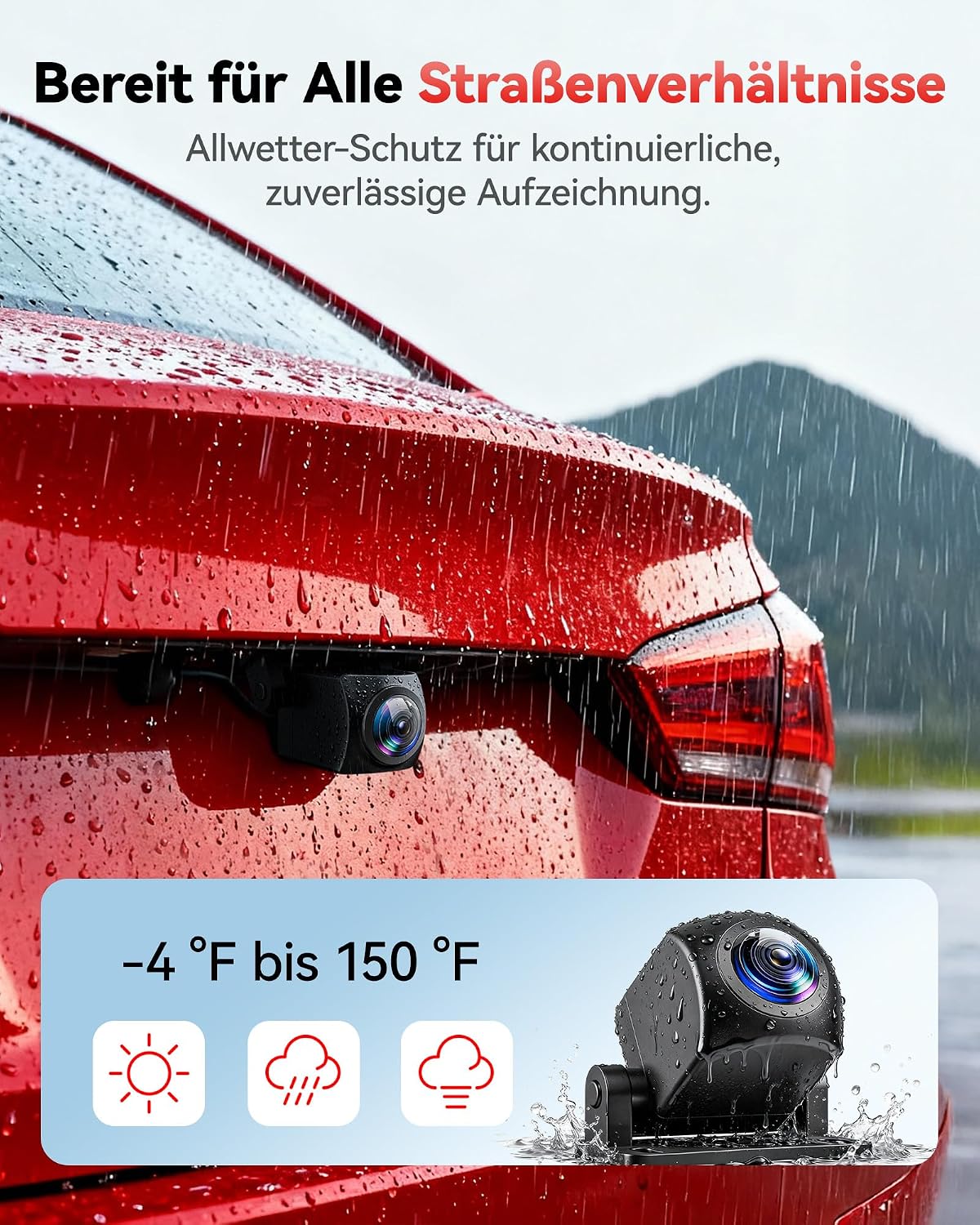 Thumbnail 6 de REDTIGER F7N 4K Dashcam mit 64G Karte