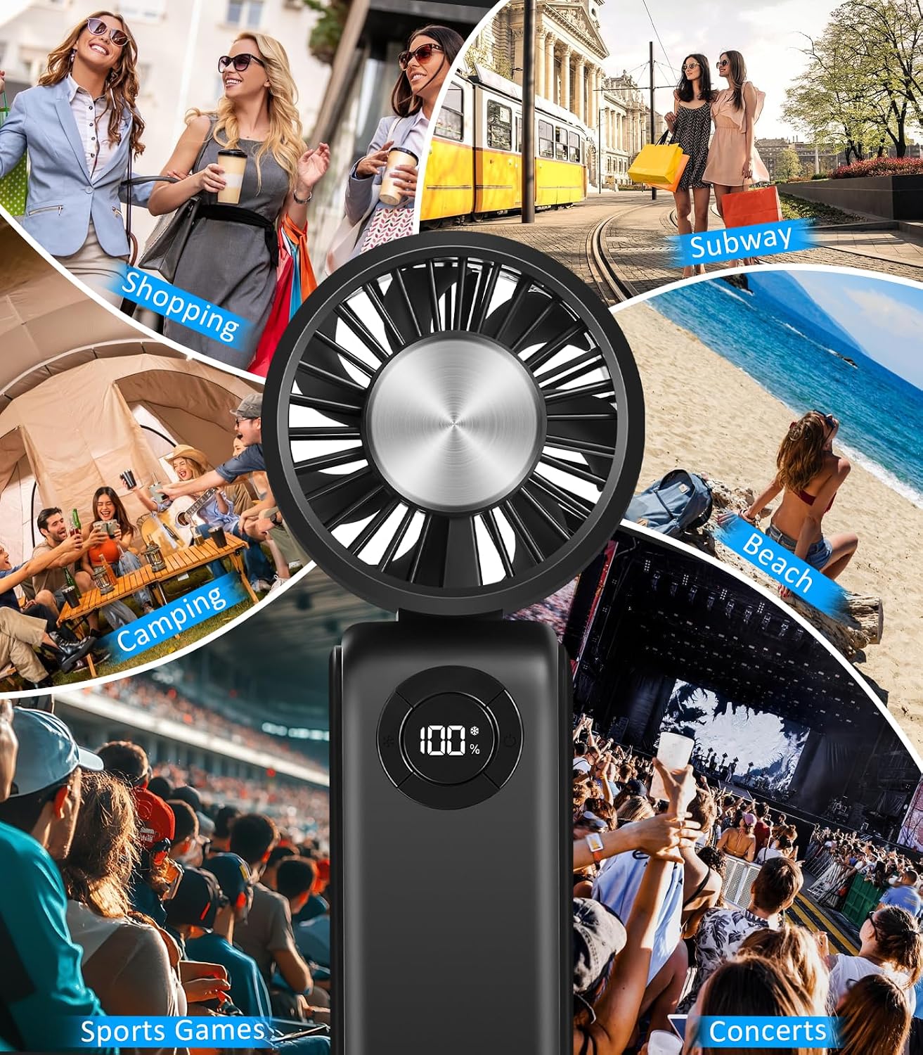 Thumbnail 6 de Portable Handheld Turbo Fan 4000mAh