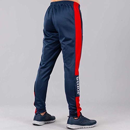 Detalle de Joma Championship IV pantalones de entrenamiento para hombre (marino/rojo) XXS