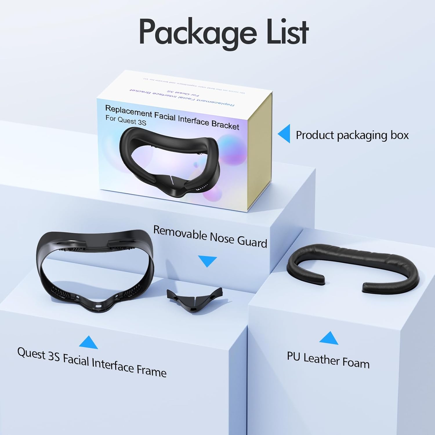 Thumbnail 6 de Face Pad for Meta Quest 3S Facial Interface — Comfort, Ventilation, and Easy Accessory Swap