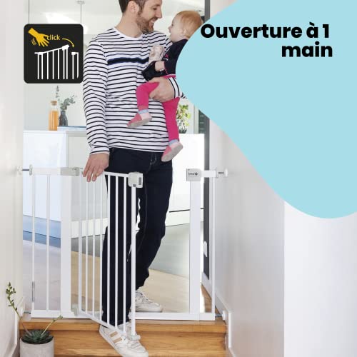 Detalle 2 de Safety 1st Auto Close Gate — Barrière de sécurité enfant sans perçage, 73–80 cm (max 136 cm)