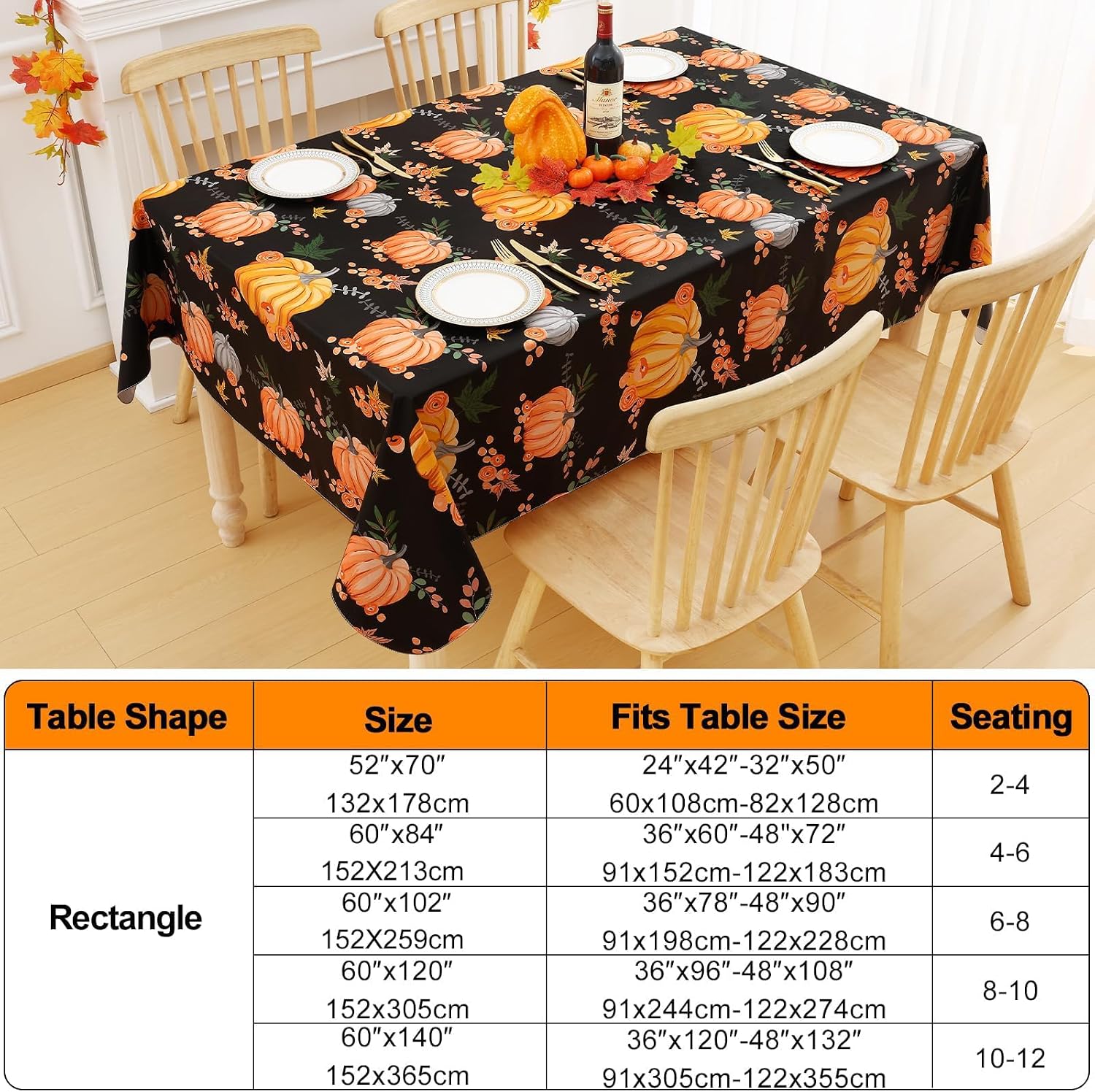 Thumbnail 6 de Smiry Vinyl Tablecloth 60" x 84