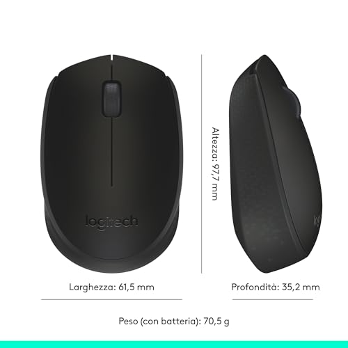 Thumbnail 9 de Logitech M171 Wireless Mouse per PC – Nero