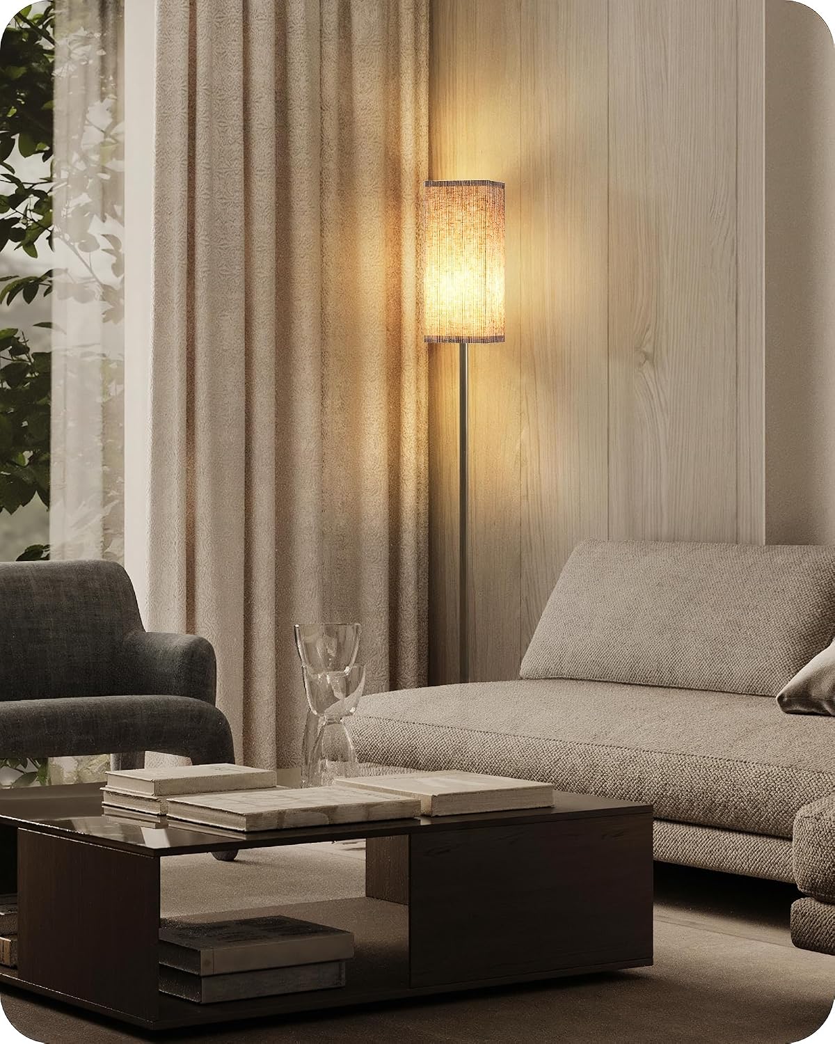 Detalle 2 de GOEBLESON BP-F004S 64.2-Inch Dimmable Floor Lamp with Remote