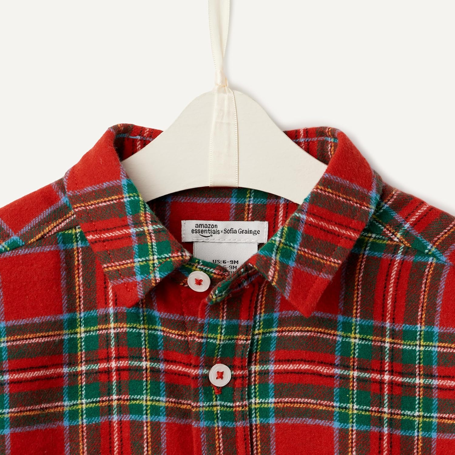 Thumbnail 4 de Amazon Essentials x Sofia Grainge Toddlers and Baby Boys' Button Down Plaid Flannel Shirt